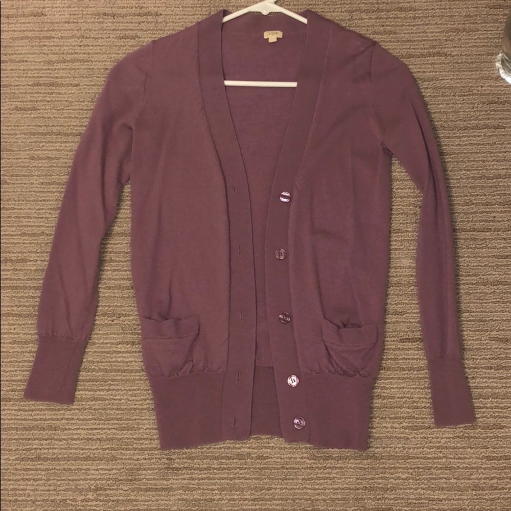 JCREW Purple Sweater